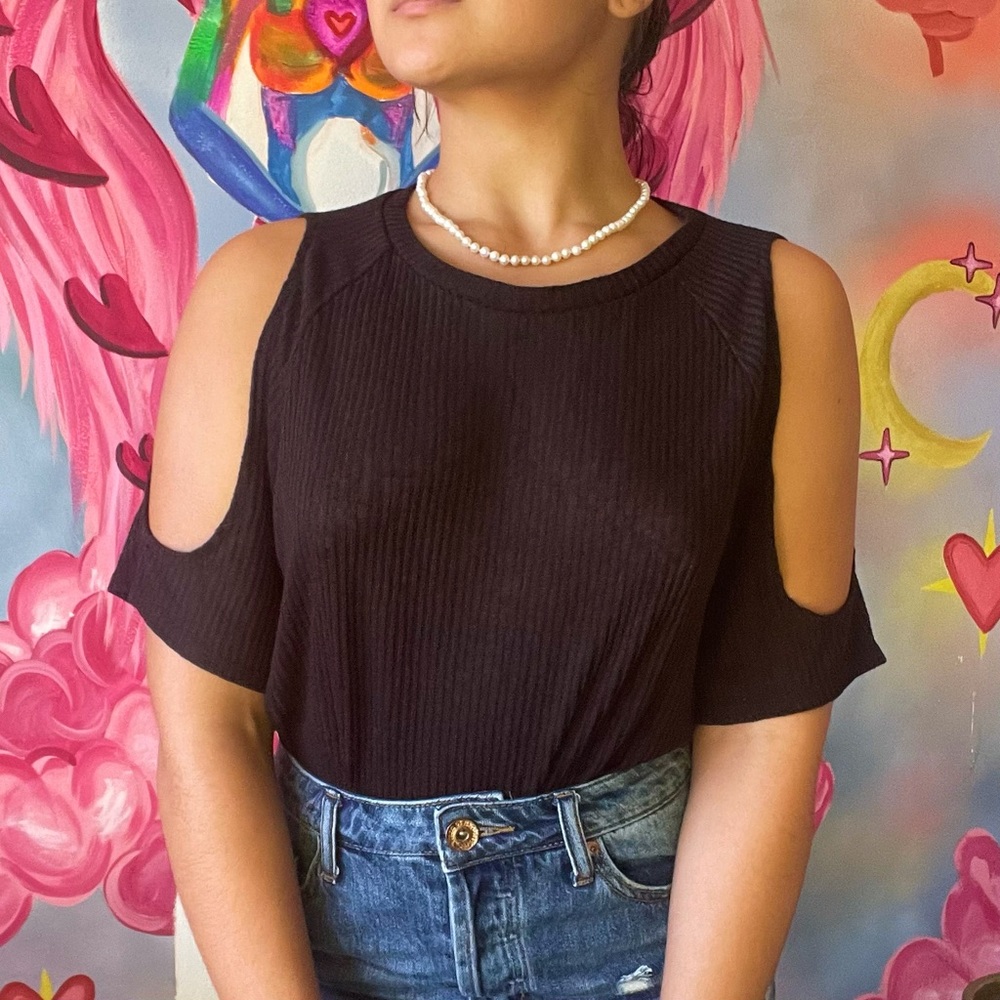 Cut Shoulder Blouse